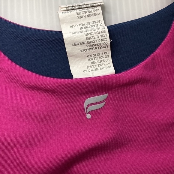 Fabletics Soprts Bra Reversible Pink and Navy Sz S - Picture 13 of 16